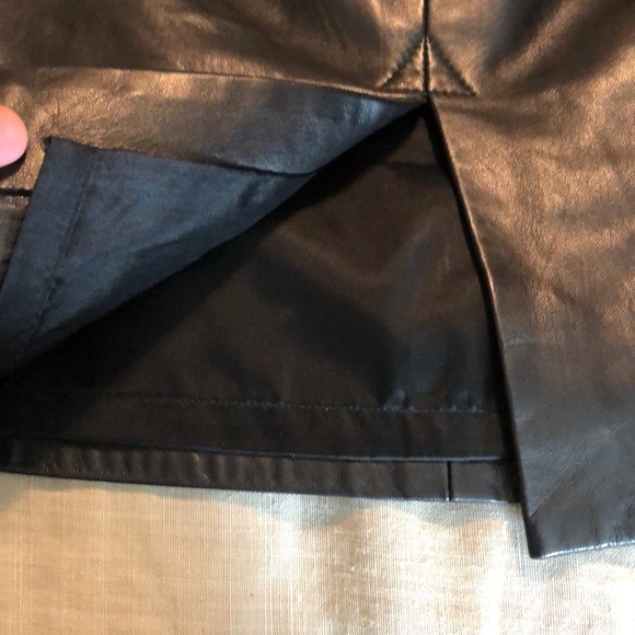 SIENA New York sz Medium Leather Black Elastic NEW - Picture 9 of 9